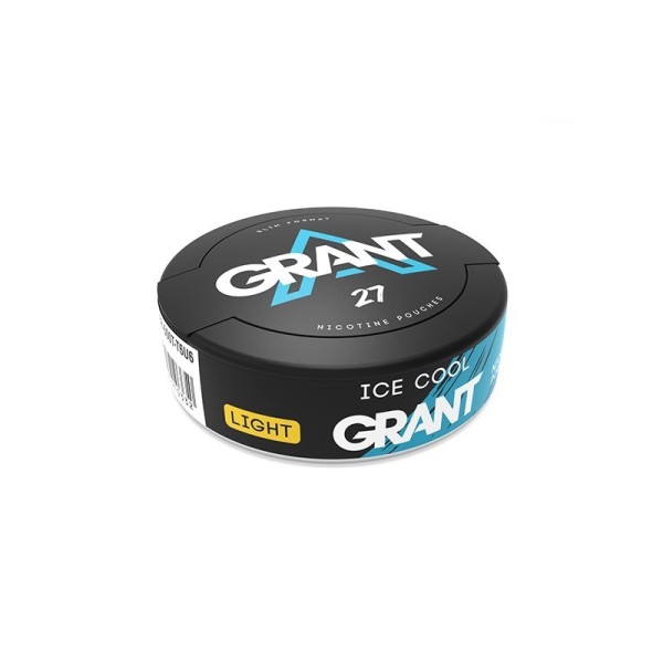 Grant Nicotine Pouches Ice Cool Light 16mg/g - Χονδρική